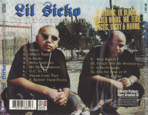 Lil Sicko - My Neighborhood Chicano Rap